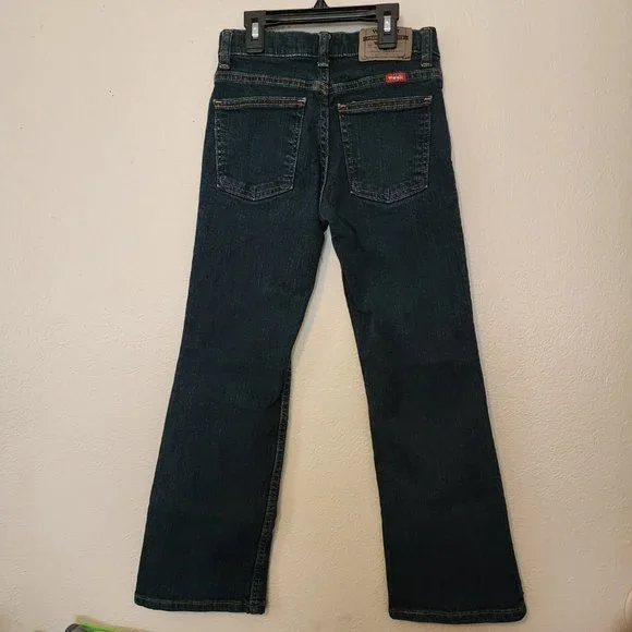 Boy's Wrangler Blue Jeans - Picture 5 of 13